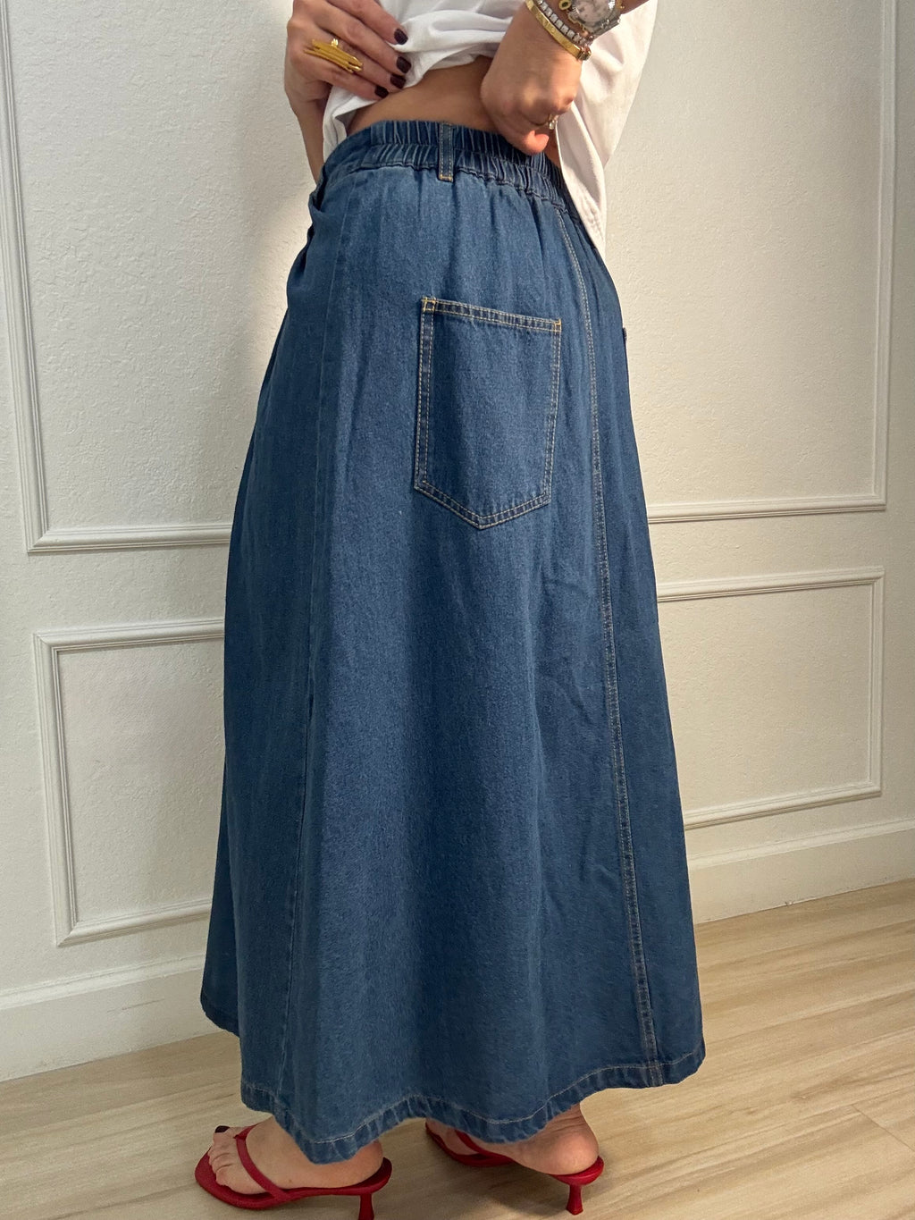 Denim skirt