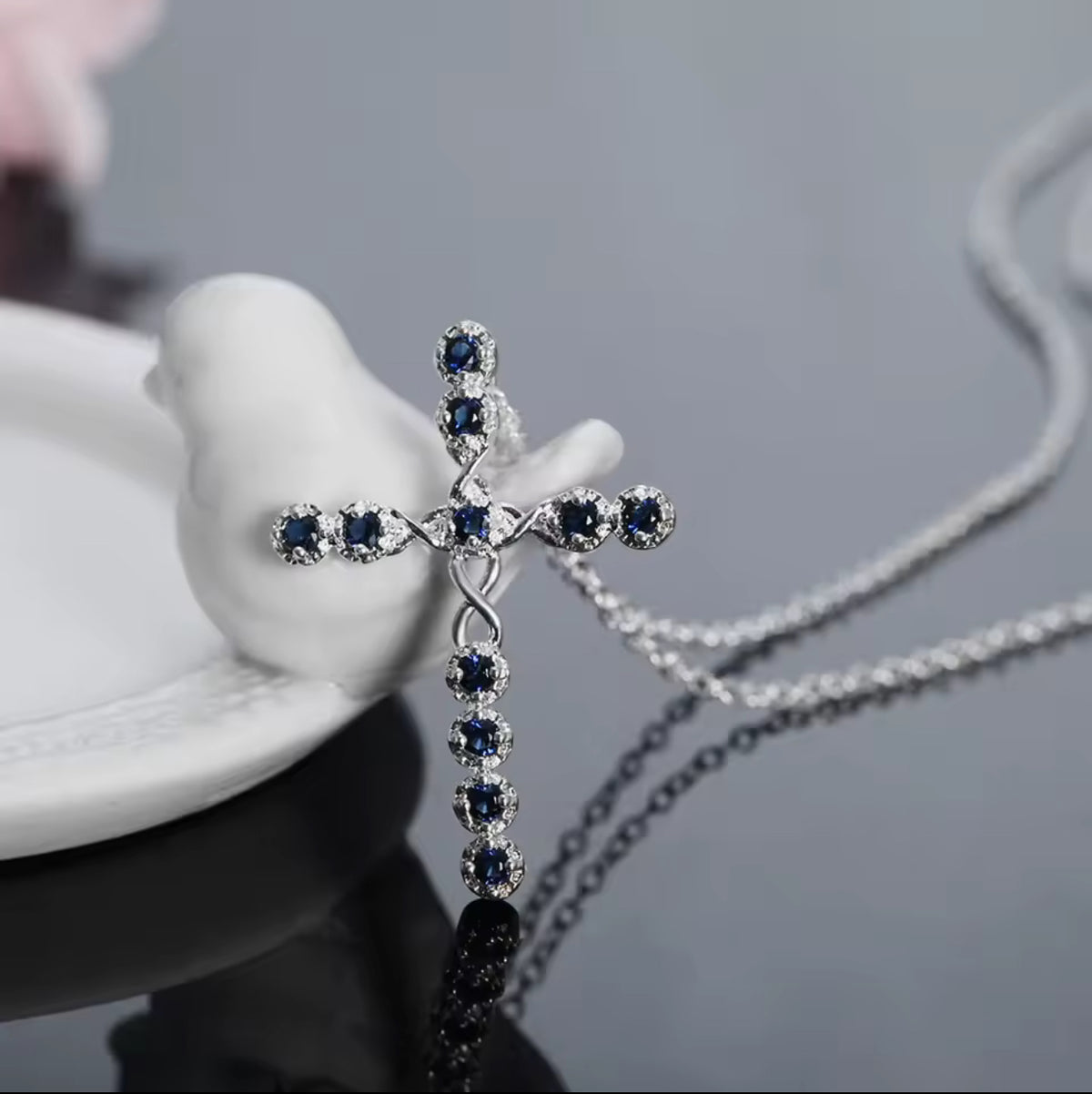 925 silver cross Necklace
