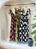 Polka long dress