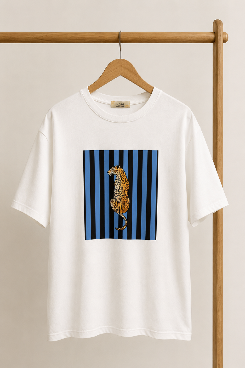 leopard/stripes 2 t shirt