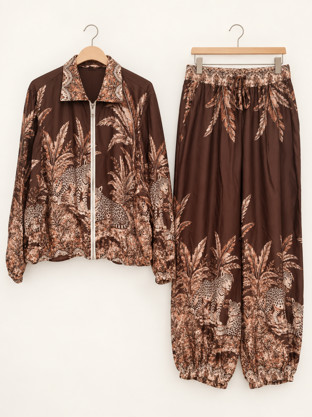 Leopard brown set