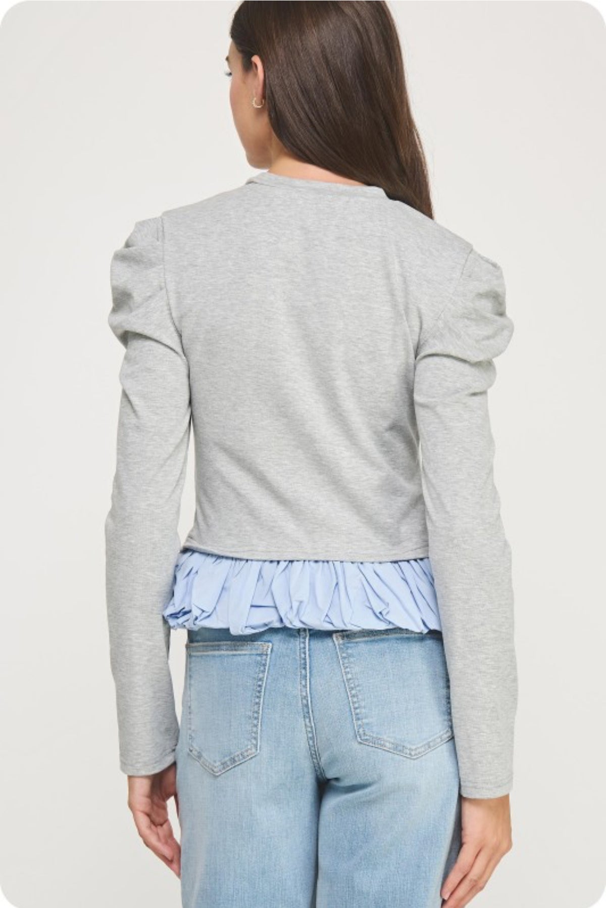 Knit/grey top