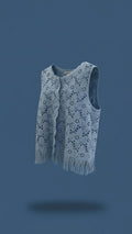 Torchon/blue top