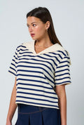 Navy blouse