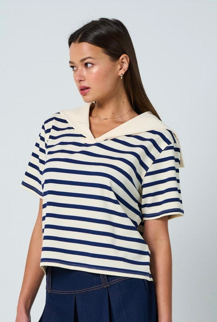 Navy blouse