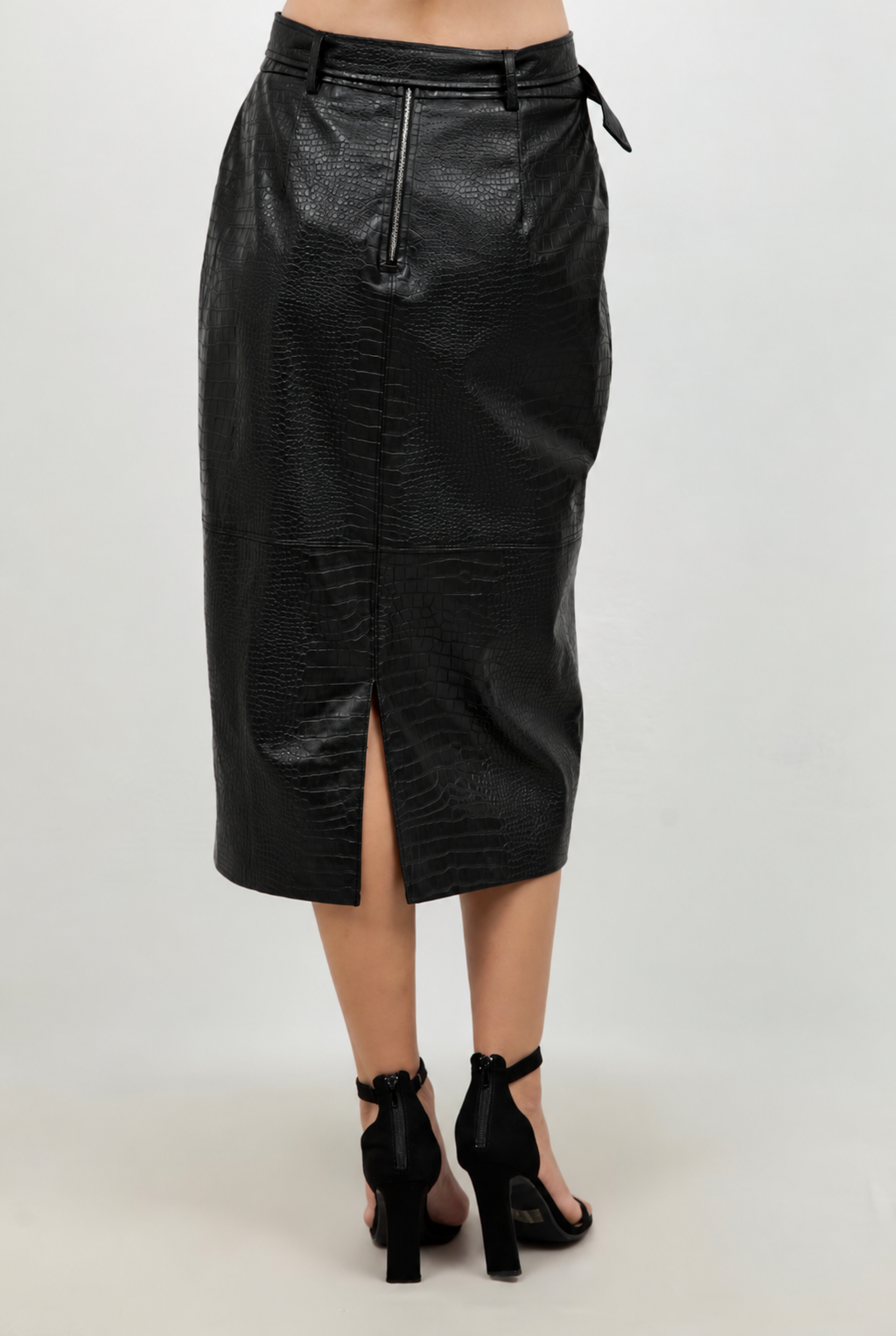 Leather skirt