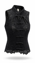 Lace/black top