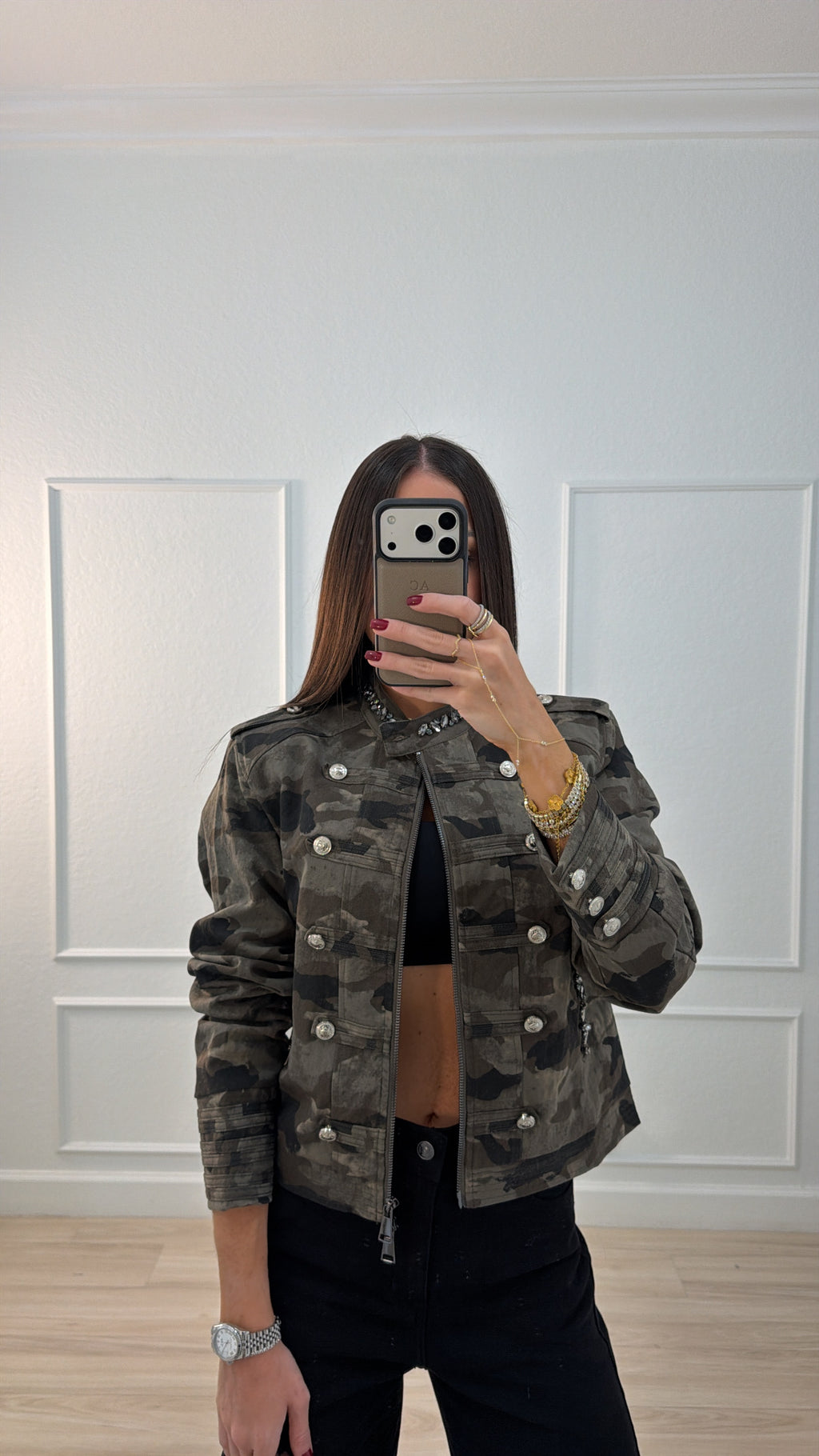 Camo/napoleon jacket
