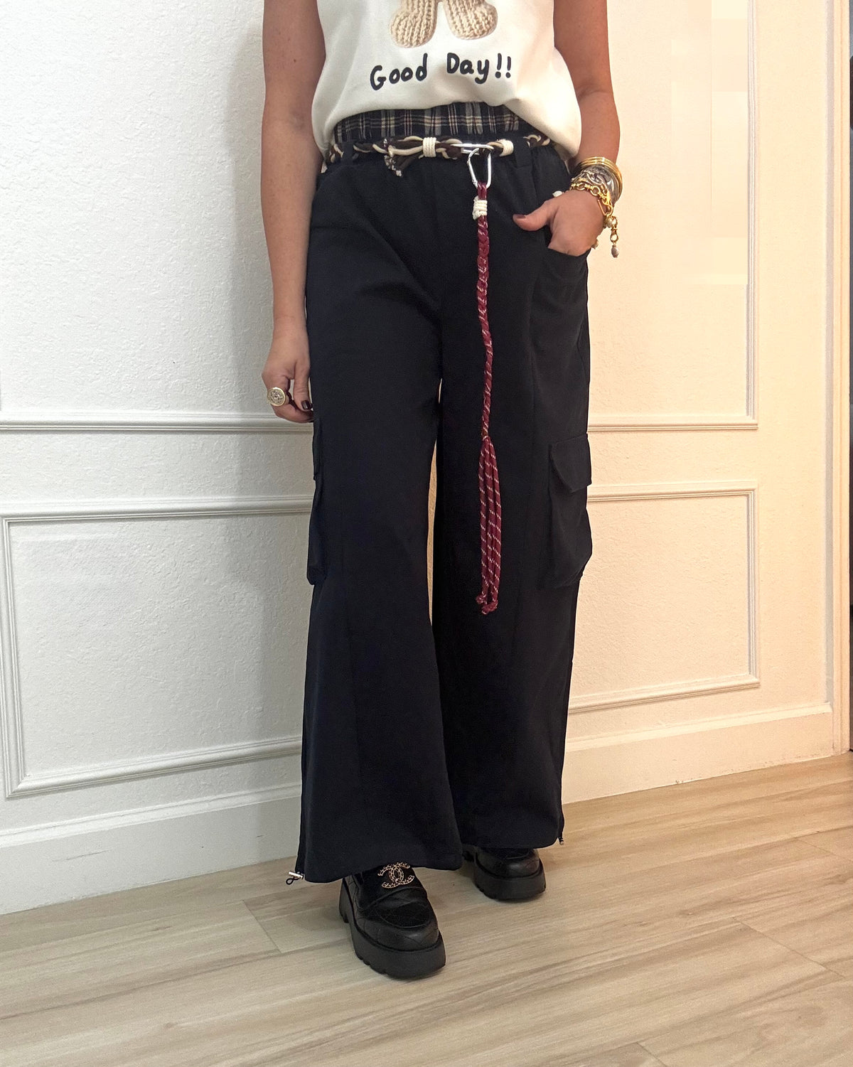 Navy pants