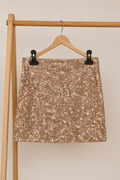 Sequined skirt-shorts