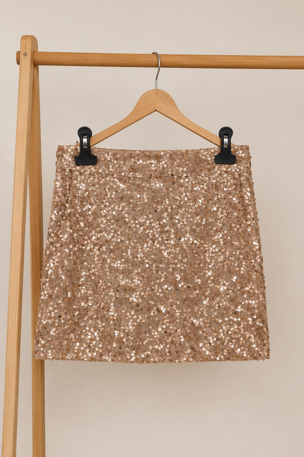 Sequined skirt-shorts