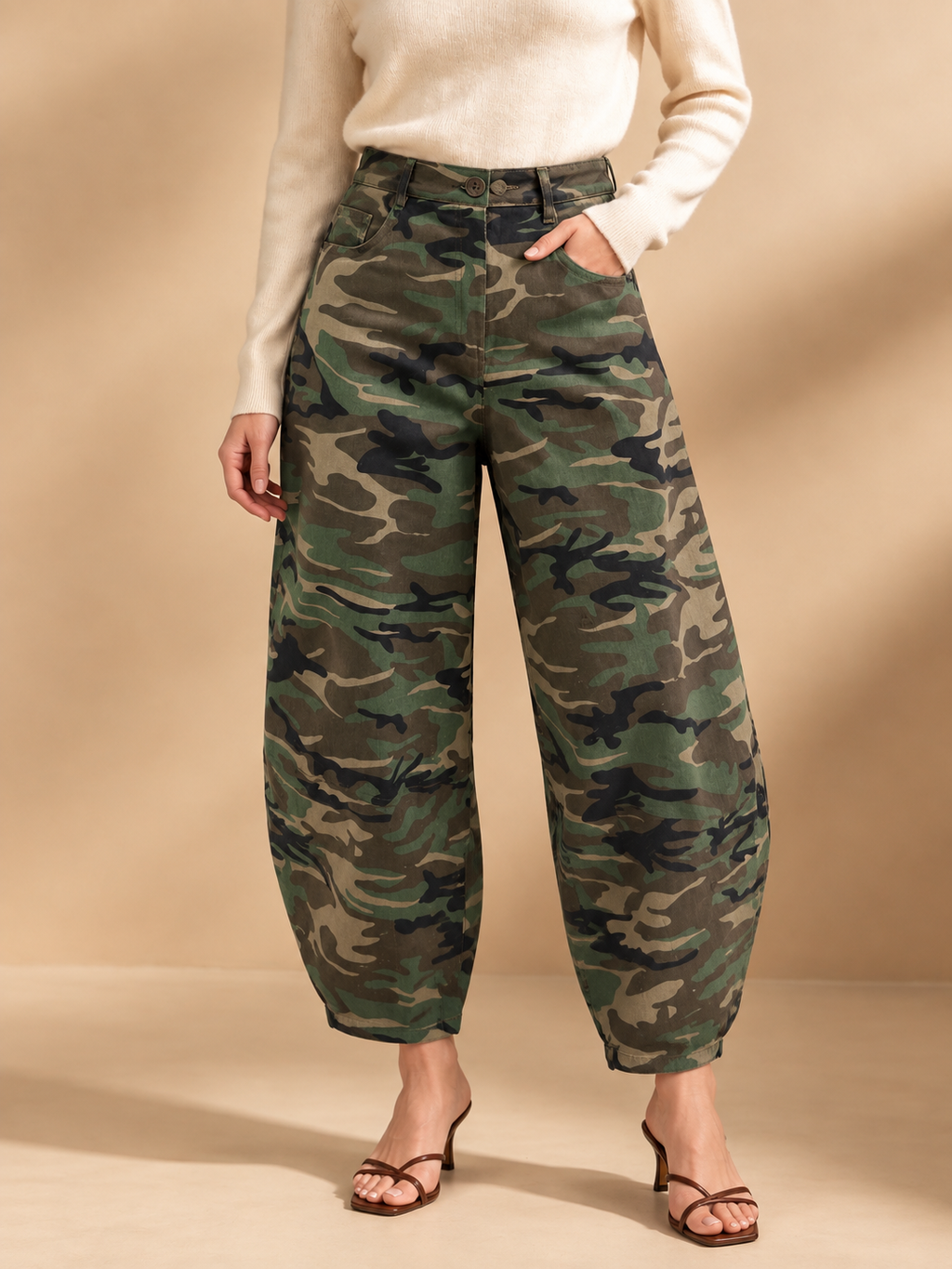 Camo barrel pants