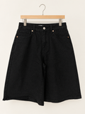Black/stretch Bermuda