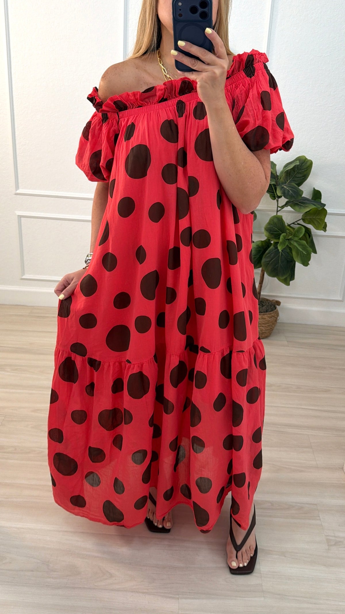 Polka dot dress