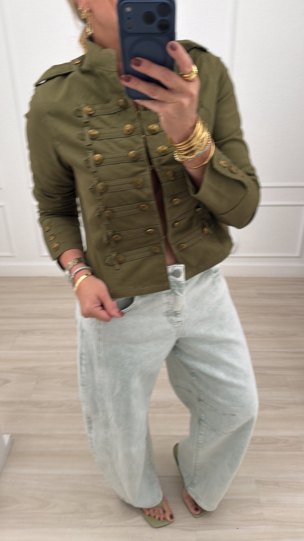 Olive/napoleon jacket