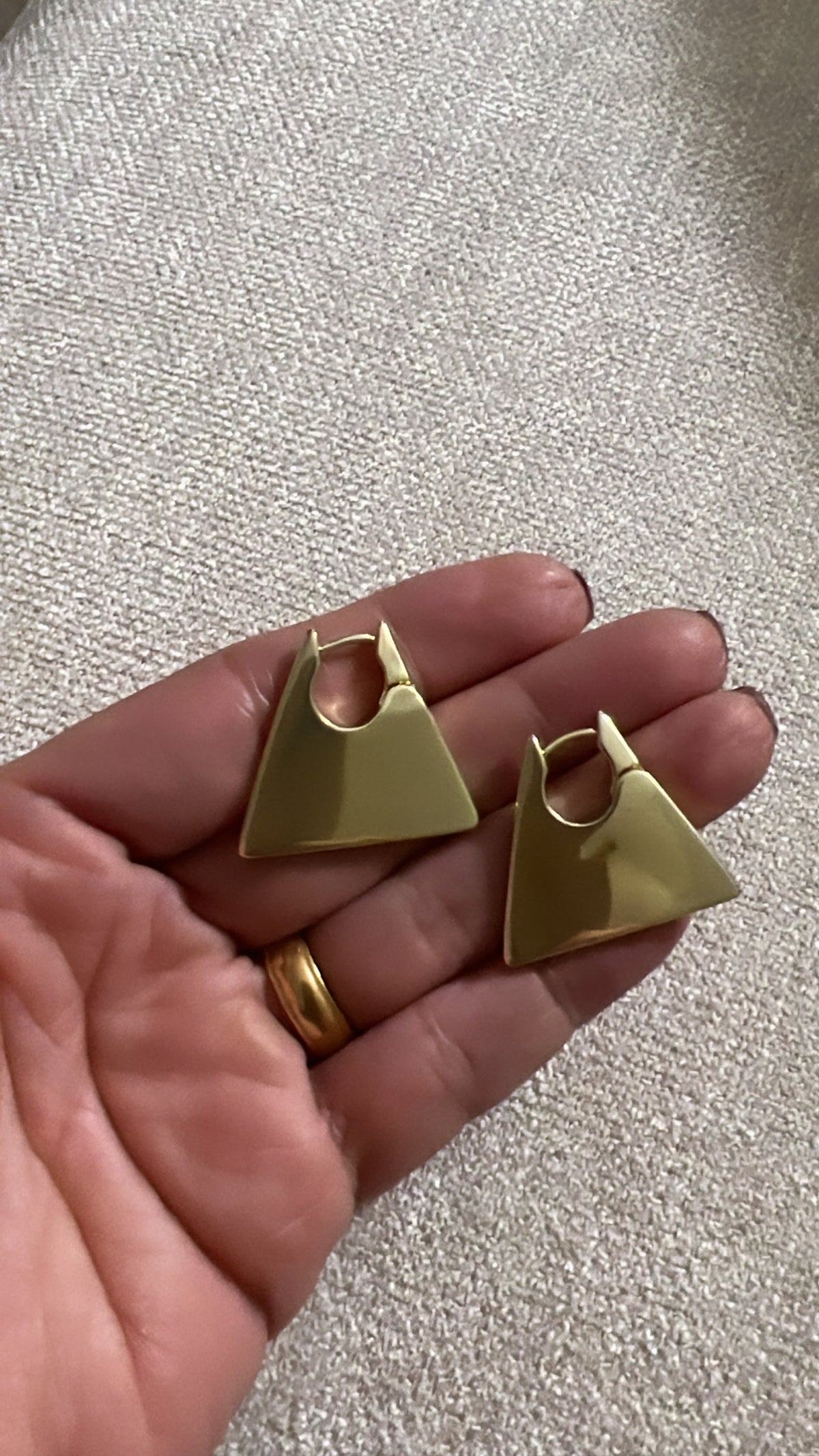 Triángulo earring