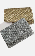 Clutch gold/silver
