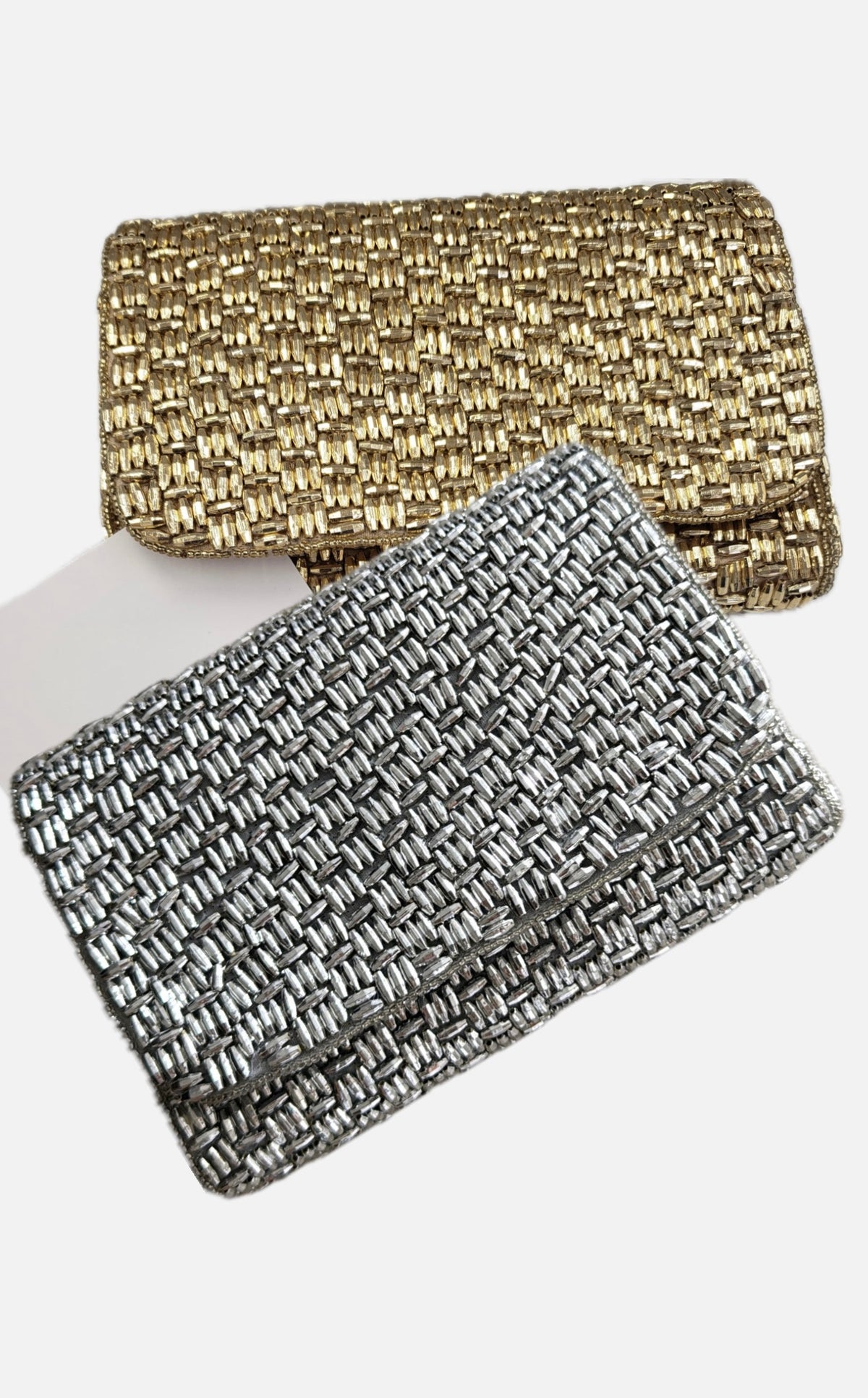 Clutch gold/silver