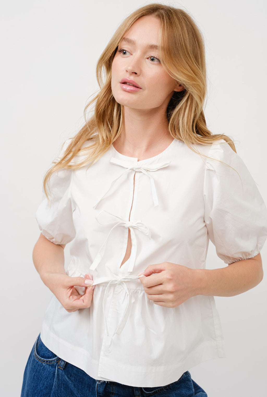 Lulu white blouse