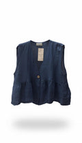 Linen/Blue top