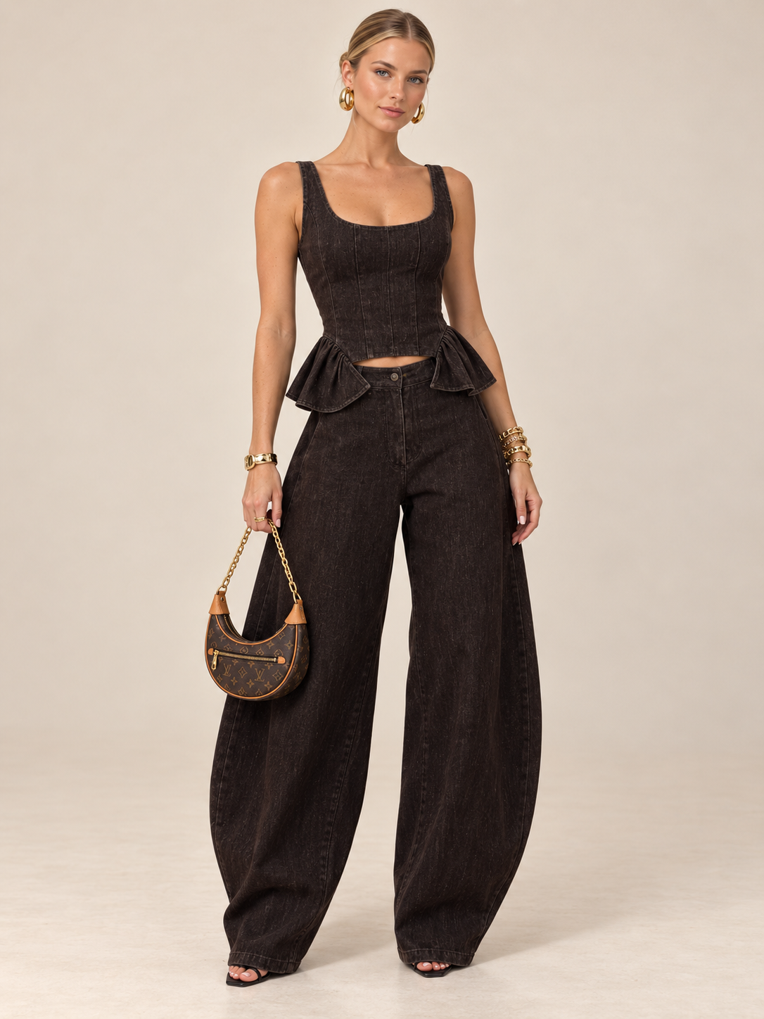 Brown/stretch set
