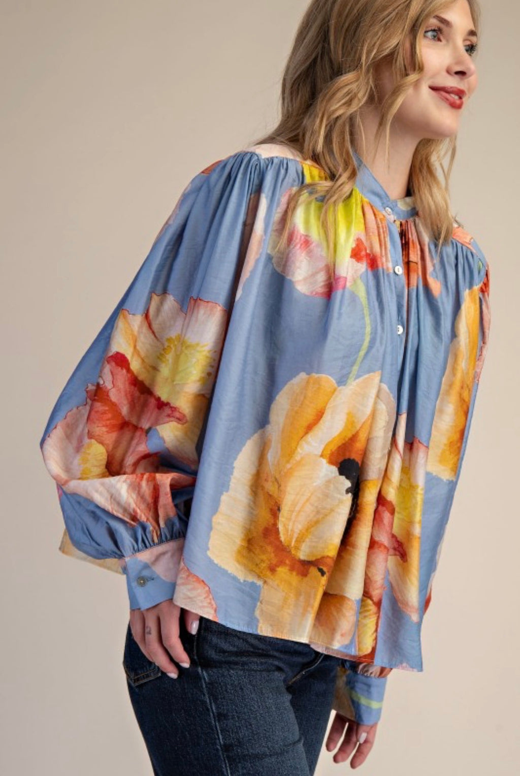 Flowers blouse