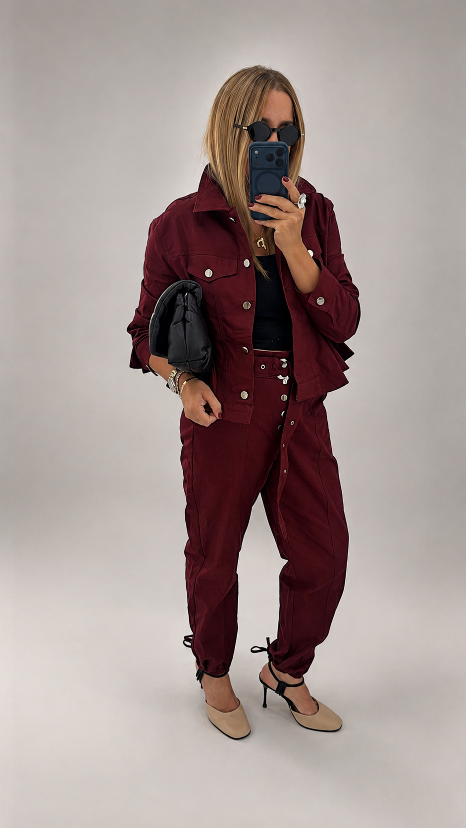 Burgundy set