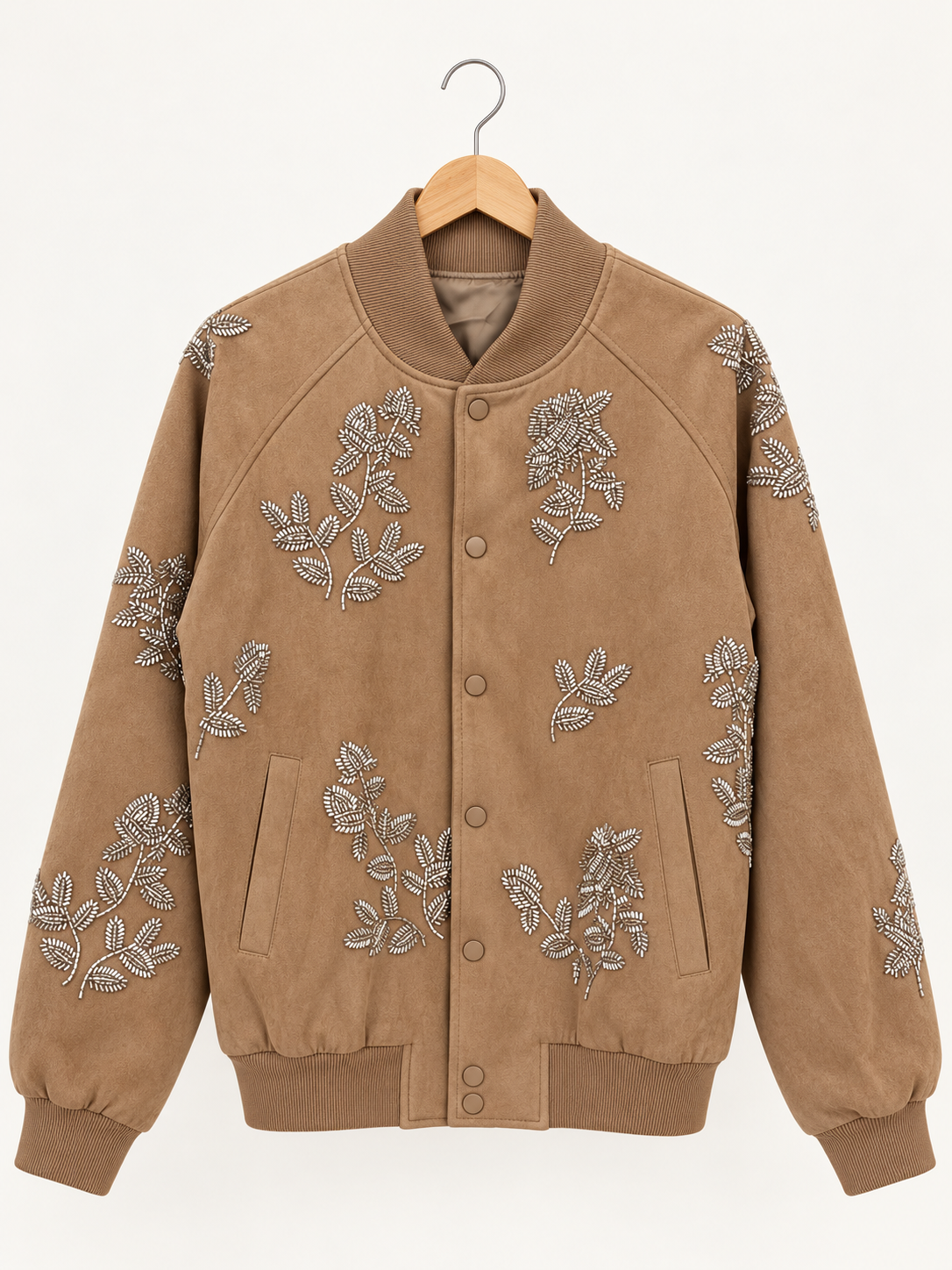 Embellished Suede jacket