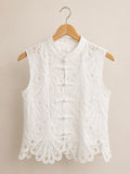 Torchon/white top