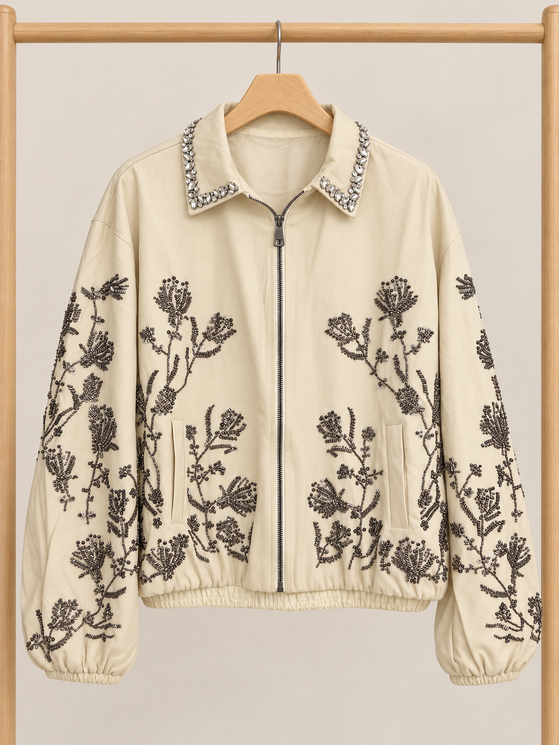 Beaded Floral Jacket
