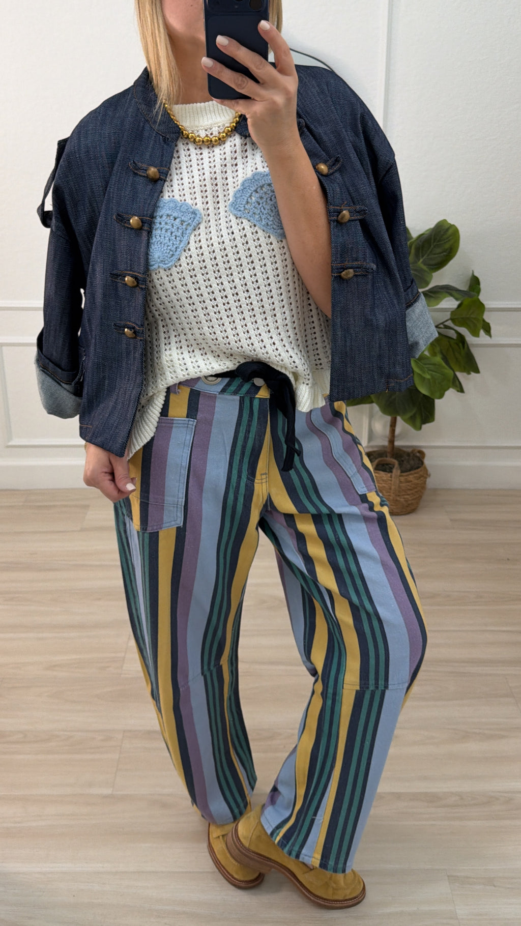 Multi color striped barrel