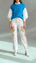 embroidery pants