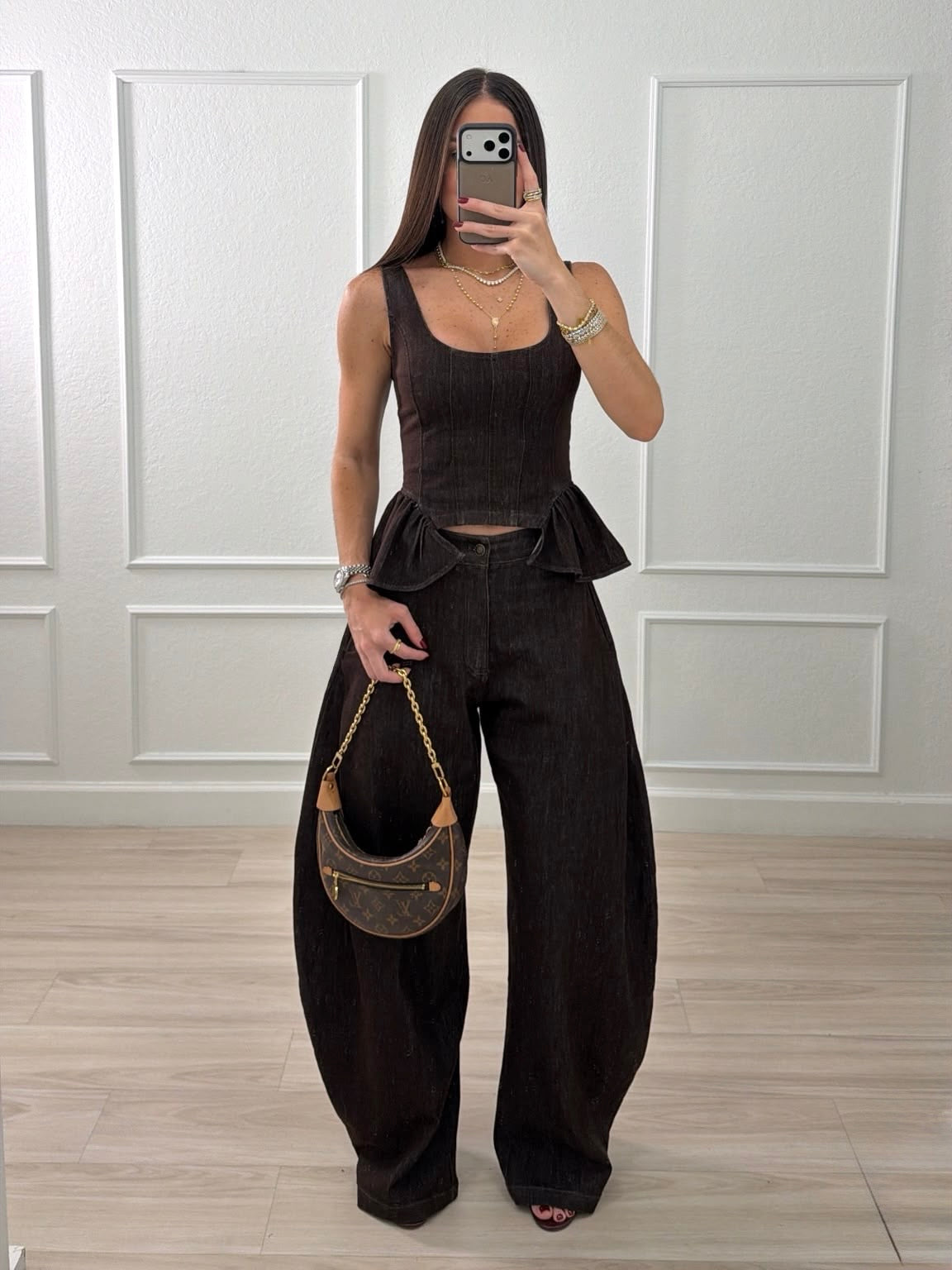 Brown/stretch set