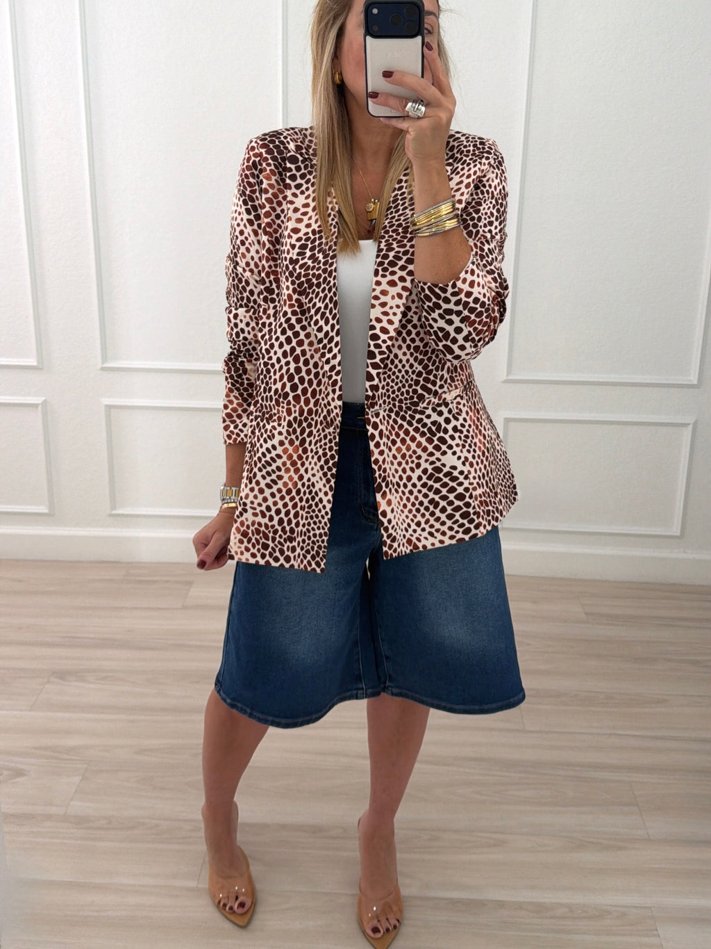 Animal Print blazer