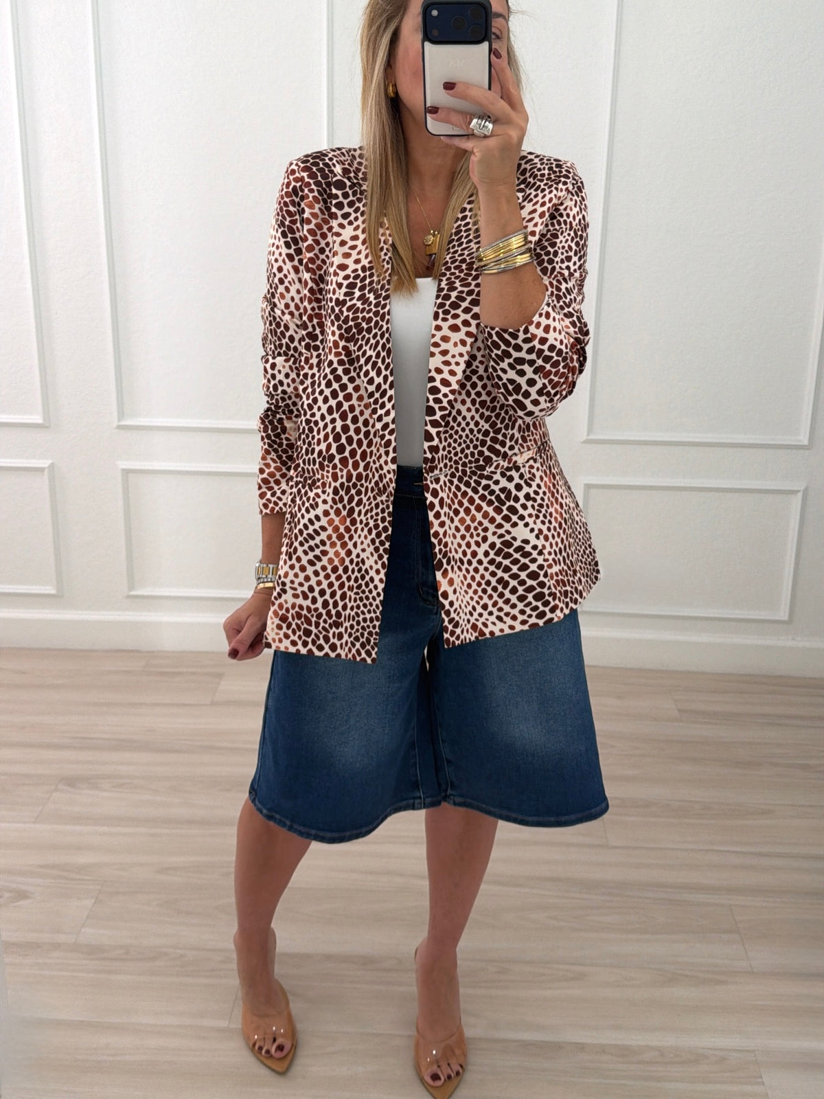 Animal Print blazer