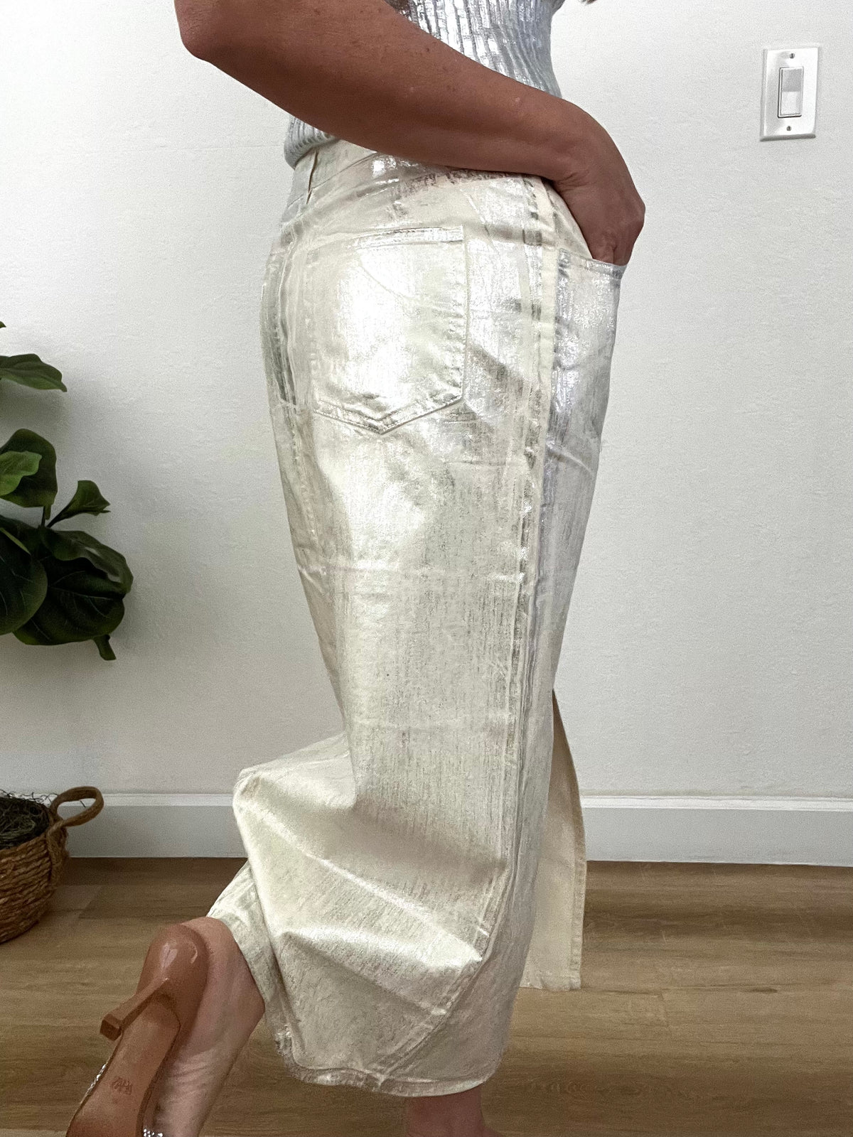 Metallic skirt 30