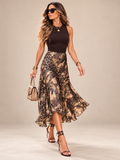 Satin skirt