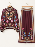 Burgundy set