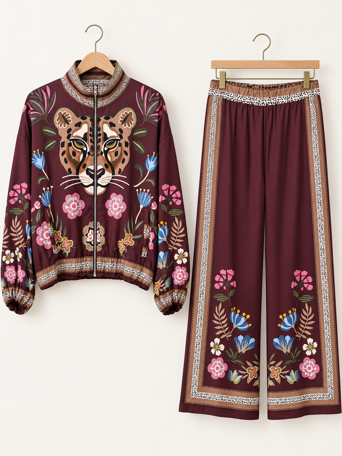 Burgundy set