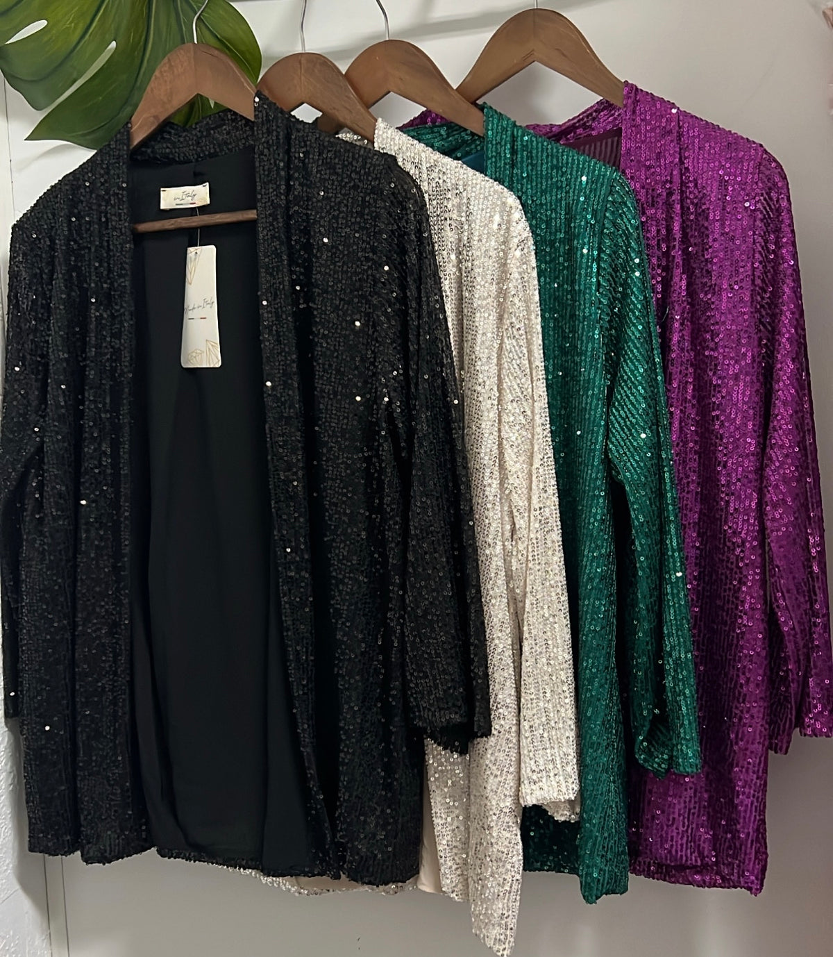 Sequin jacket