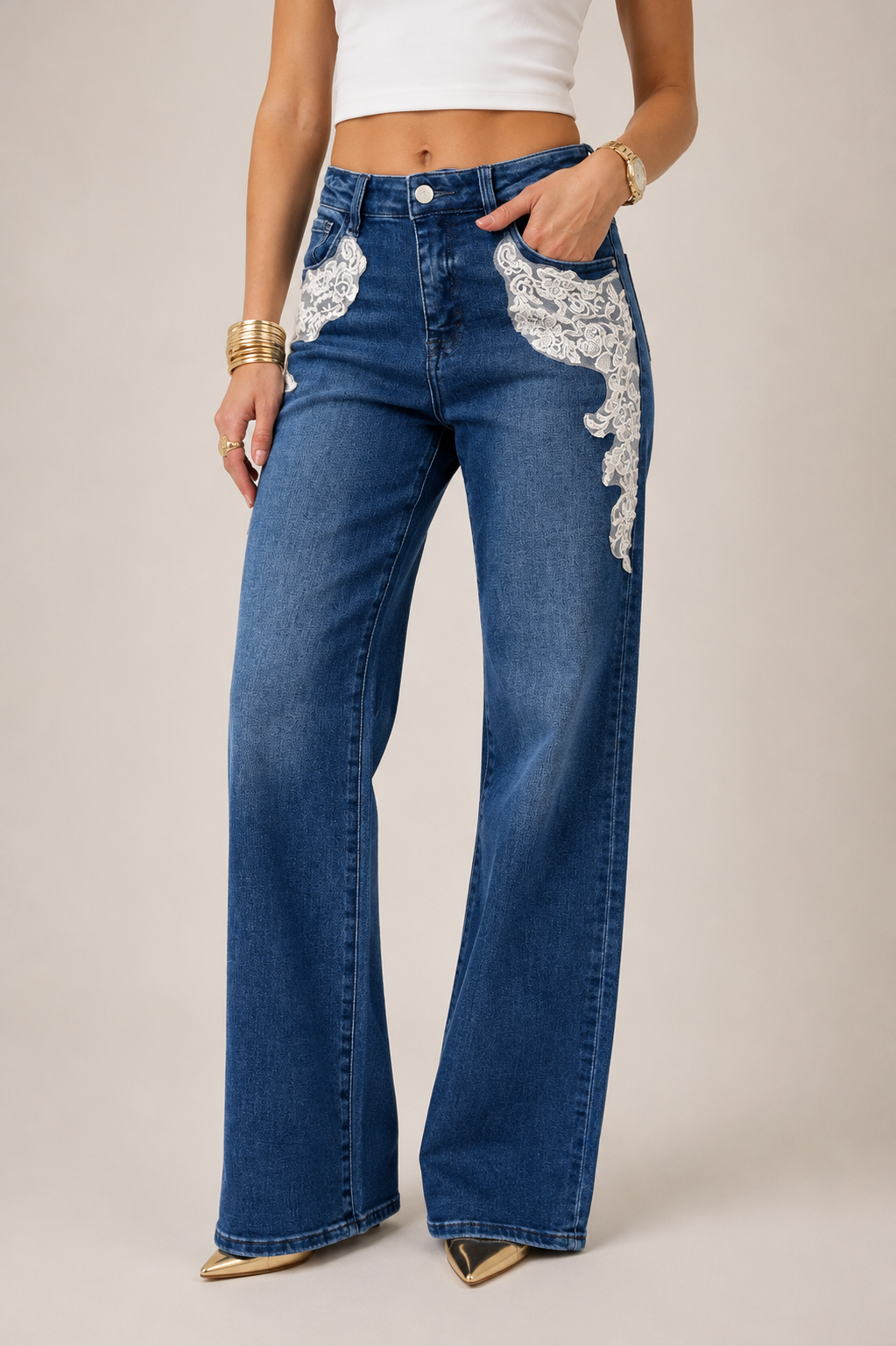Stretch/torchon jeans