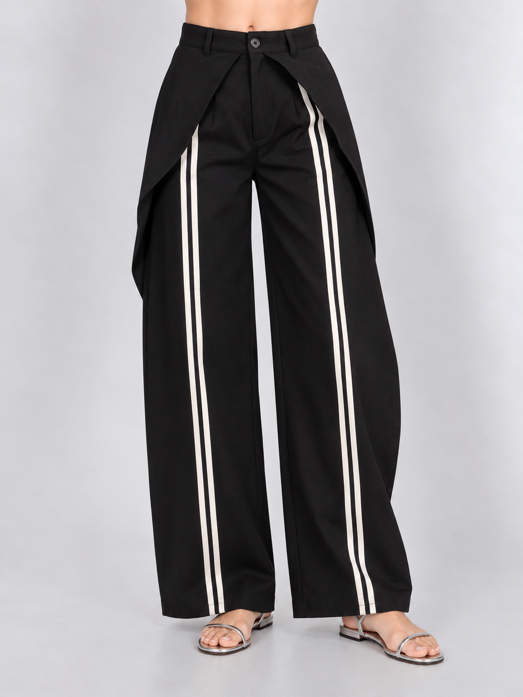 Striped/black pants
