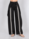 Striped/black pants