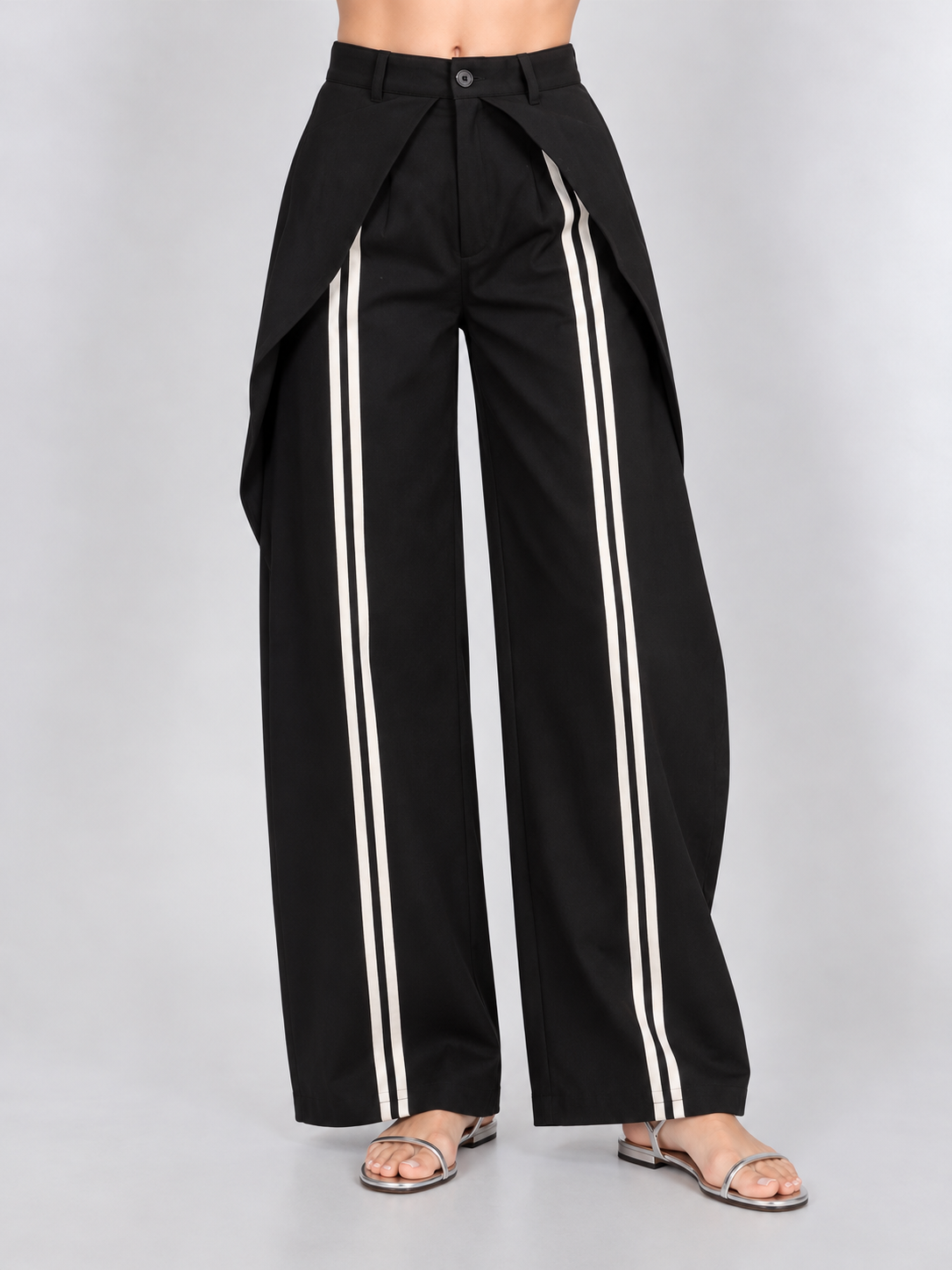 Striped/black pants