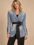 Denim blazer