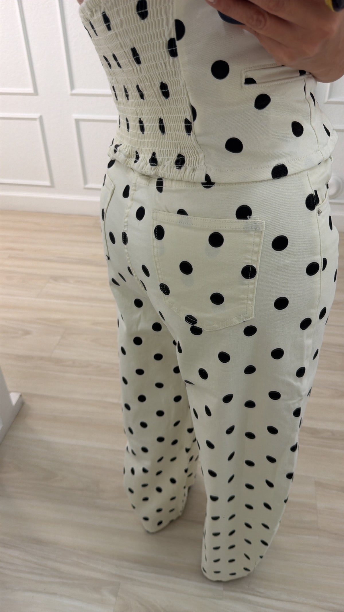 Black/white stretch set