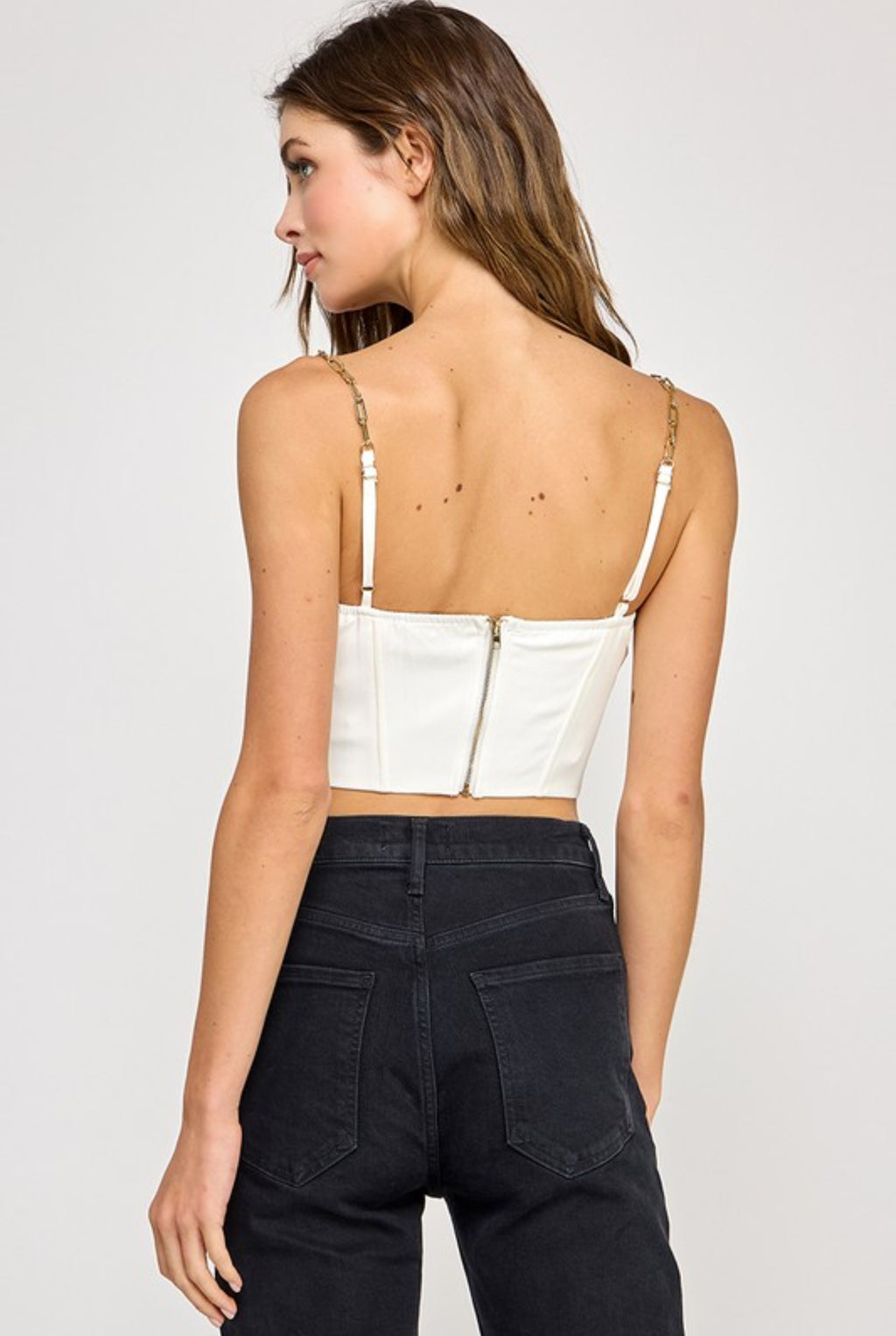 Moly white top