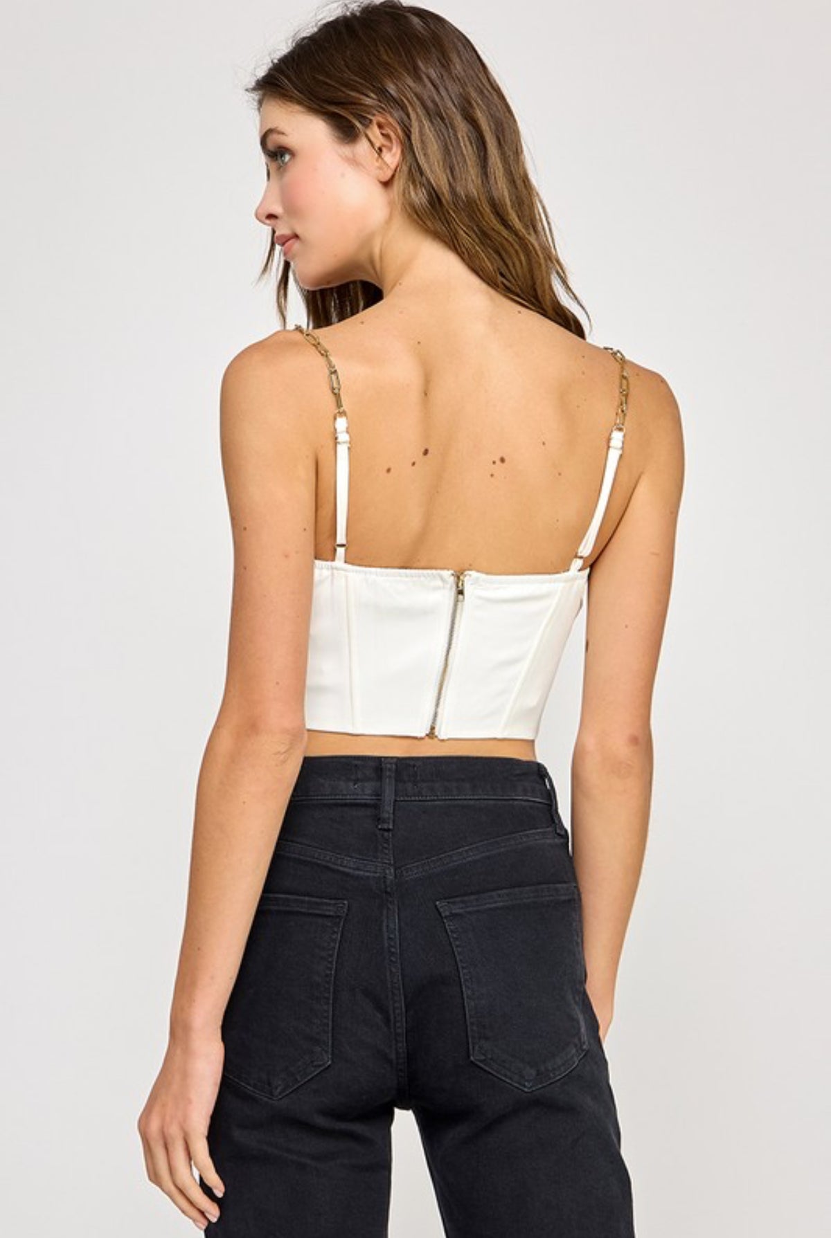 Moly white top