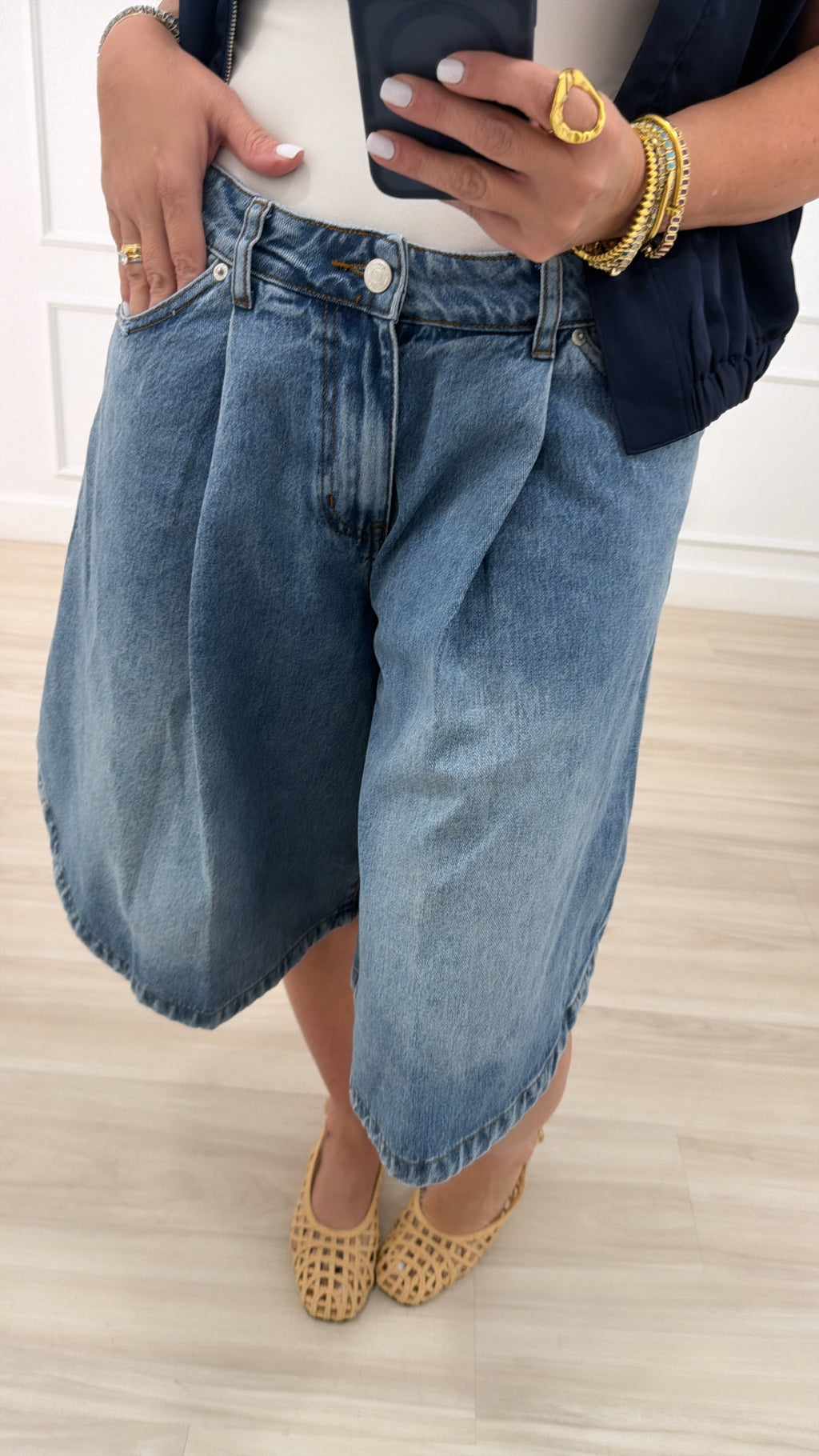 Denim Bermuda