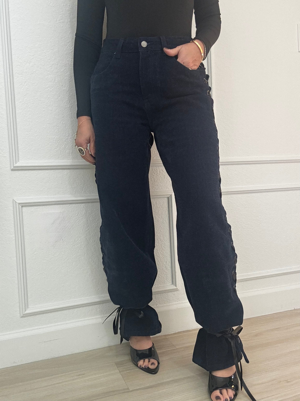 Trenzado/black pants